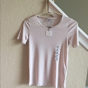 SOLD-NWT Zara T-shirt in a gorgeous blush color